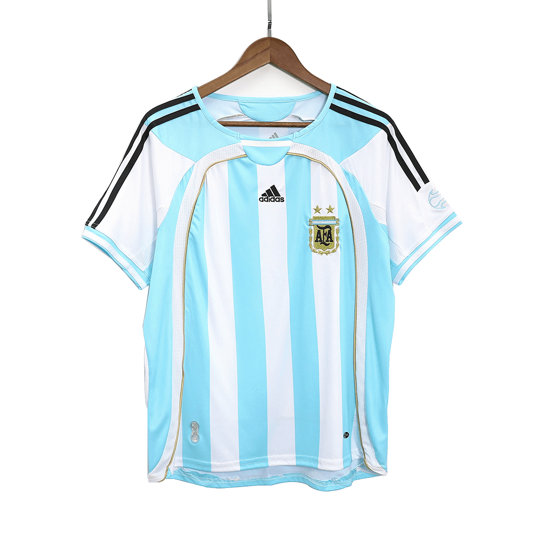 Argentina Jersey Custom Home Soccer Jersey 2006